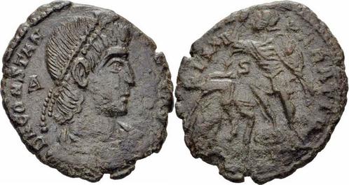 352-355 Roemisches Kaiserreich Constantius Ii Maiorina Aq..., Postzegels en Munten, Munten | Europa | Niet-Euromunten, Verzenden