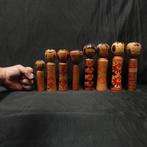 Vintage en mooi ontwerp Sosaku Kokeshi  / kokeshi-pop, Antiek en Kunst