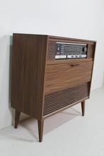 Vintage Gründig muziekmeubel, radiokast, Gebruikt