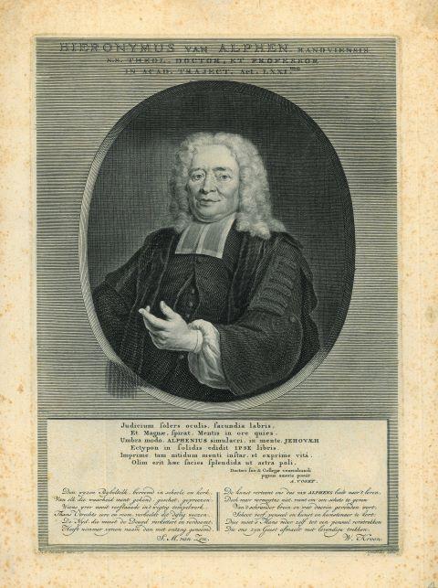 Portrait of Hieronymus Simons van Alphen, Antiek en Kunst, Kunst | Etsen en Gravures