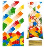 Fako Bijoux® - Uitzeelzakjes Bouwblokjes - 12.5x27.5cm - 50, Verzenden, Nieuw