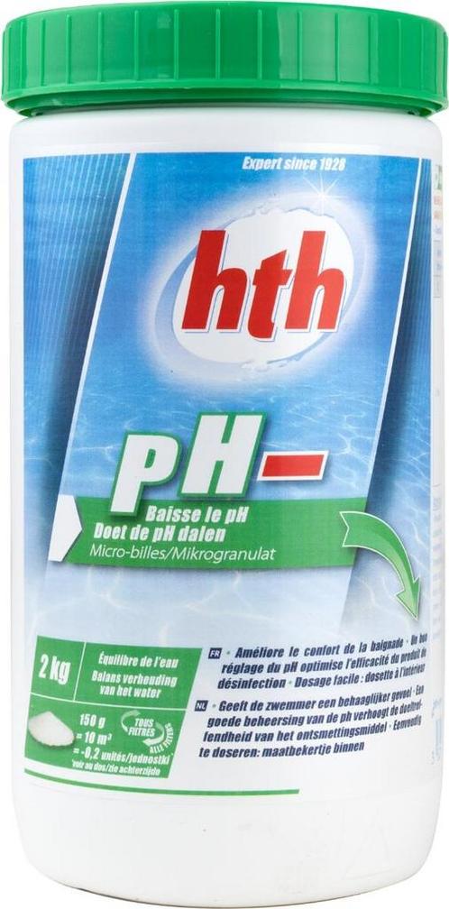 HTH pH minus poeder - 2 kg, Tuin en Terras, Zwembad-toebehoren, Nieuw, Verzenden