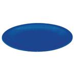 Bord - &amp;#216; 23 cm - blauw - polycarbonaat - per 12 stu, Verzenden