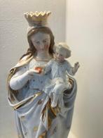 Beeld - Maria met kindje Jezus - 42 cm - Antiek - Porselein, Antiek en Kunst