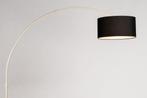 Rietveld Vloerlampen - Zwart, Beige, Zand - Stof, Metaal, Ma, Huis en Inrichting, Lampen | Vloerlampen, Verzenden, Nieuw