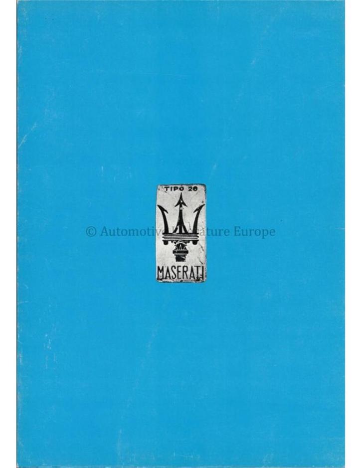 1978 MASERATI PORTFOLIO BROCHURE, Boeken, Auto's | Folders en Tijdschriften