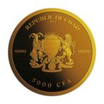 1 Troy Ounce - Zilver .999 - 2024 1 oz Chad Cannabis Jamaica