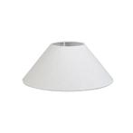 Linnen lampenkap wit rond schuin 40/15/16, Wit, Rond, Nieuw, Modern