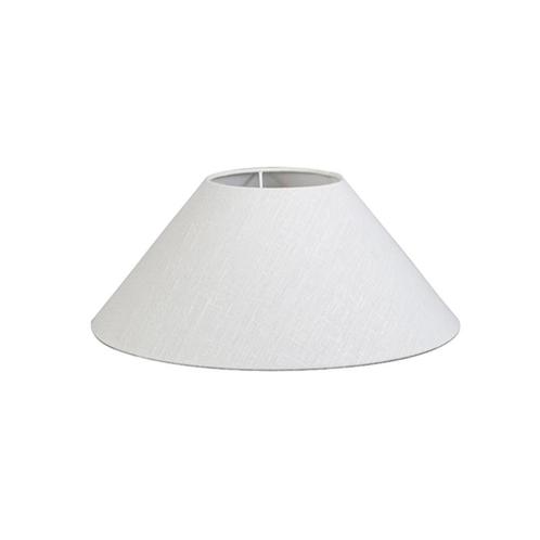 Linnen lampenkap wit rond schuin 40/15/16, Huis en Inrichting, Lampen | Lampenkappen, Minder dan 25 cm, Rond, Wit, Nieuw