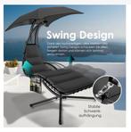 Zwevende ligstoel met parasol - hang ligbed / hangmat -, Verzenden, Nieuw