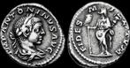 218-222ad Roman Elagabalus Ar denarius Fides standing rig..., Verzenden