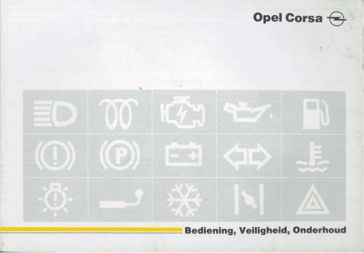 1993/1994 Opel Corsa Instructieboekje Handleiding Nederlands, Auto diversen, Handleidingen en Instructieboekjes, Verzenden