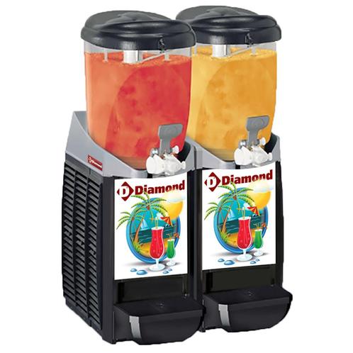 Diamond Slush Machine | 2x 5.5L | Zelfreinigende Doseerkraan, Witgoed en Apparatuur, Koelkasten en IJskasten, Ophalen of Verzenden