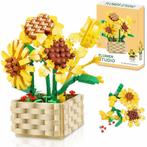 Bloemen bouwset Zonnebloem, bloemen bouwpakket met 550, Ophalen of Verzenden, Nieuw, Overige merken