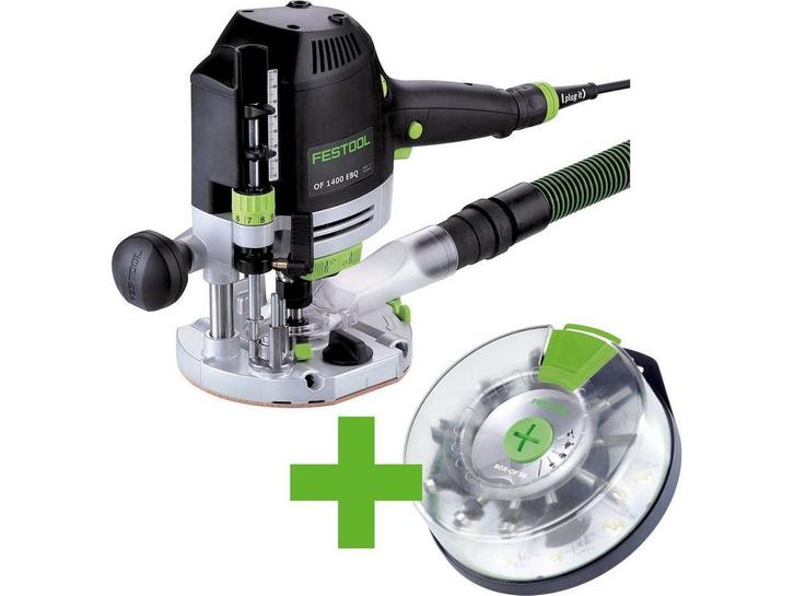 Festool OF 1400 EBQ-Plus - Bovenfrees 1400 W - 70 mm, Doe-het-zelf en Verbouw, Gereedschap | Boormachines, Zo goed als nieuw, Verzenden
