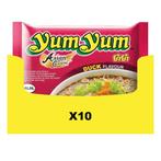 10x Yum Yum Noodles Soep Pak Peking Eend 60 gr, Verzenden