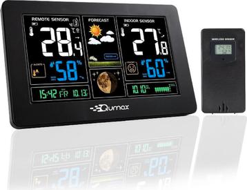 2dekans | Qumax Draadloos Weerstation binnen en buiten - beschikbaar voor biedingen