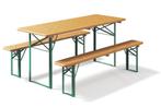 Biertafel en banken 180 x 70 | Kwaliteits biertafelset, Ophalen of Verzenden, Nieuw