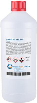 Wmm Chemie Formaldehyde 37 1 liter, fles, Nieuw, Verzenden