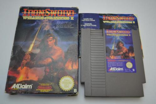 Iron Sword - Wizards & Warriors II (NES EEC CIB), Spelcomputers en Games, Games | Nintendo NES, Zo goed als nieuw, Verzenden