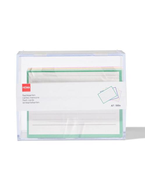 HEMA Flashcards A7 in box - 100 stuks, Diversen, Agenda's, Nieuw, Verzenden