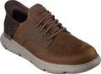 Skechers Garza - Gervin Heren Sneakers - Bruin - Maat 43, Verzenden, Nieuw