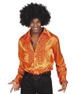Oranje disco blouse, Nieuw, Feestartikel, Verzenden