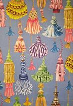 Exclusieve originele stoffen met gekleurde franjes,