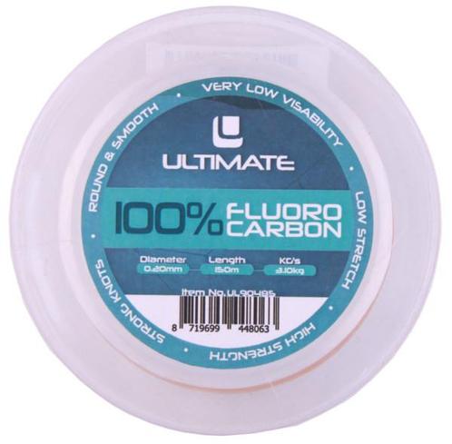 Ultimate 100% fluoro carbon 0,22mm 3,5kg 150m, Watersport en Boten, Hengelsport | Algemeen, Overige typen, Nieuw, Verzenden