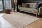 Hoogpolig Vloerkleed | Plush | Taupe | 80x150 cm, Verzenden, Nieuw