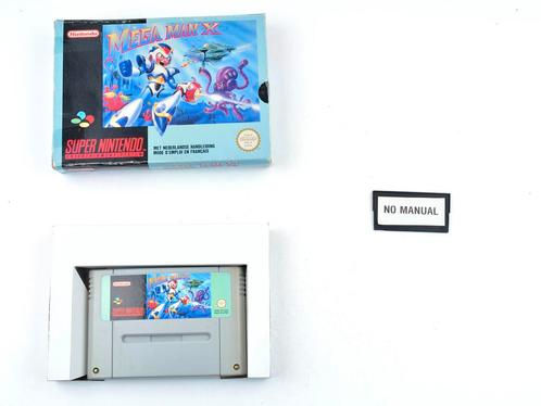 Mega Man X (No Manual) [Super Nintendo], Spelcomputers en Games, Games | Nintendo Super NES, Zo goed als nieuw, Ophalen of Verzenden