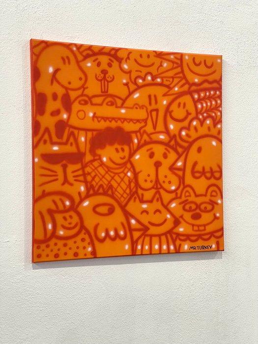 Mr Turkey - Sunset Vibes - NO Reserve, Antiek en Kunst, Kunst | Schilderijen | Modern