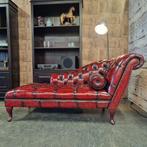 Origineel Chesterfield Daybed – Antiek Rood NIEUW, Huis en Inrichting, Ophalen of Verzenden, Nieuw, Leer, Chesterfield