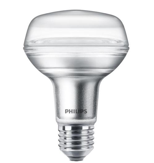 Philips LED reflectorlamp R80 E27 4W 345lm 2700K Niet-Dim..., Huis en Inrichting, Lampen | Overige, Nieuw, Ophalen of Verzenden