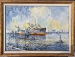 Wim Bos (1906-1974) - bedrijvigheid in de haven