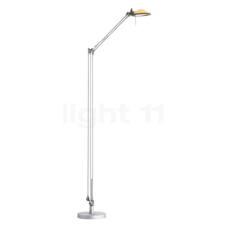 Luceplan Berenice Vloerlamp, reflector geel/body aluminium, Huis en Inrichting, Lampen | Vloerlampen, Nieuw, Verzenden