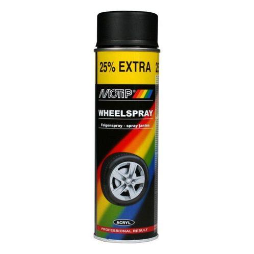 Motip Velgenlak Zwart Matt 500 ml, Doe-het-zelf en Verbouw, Verf, Beits en Lak, Nieuw, Ophalen of Verzenden