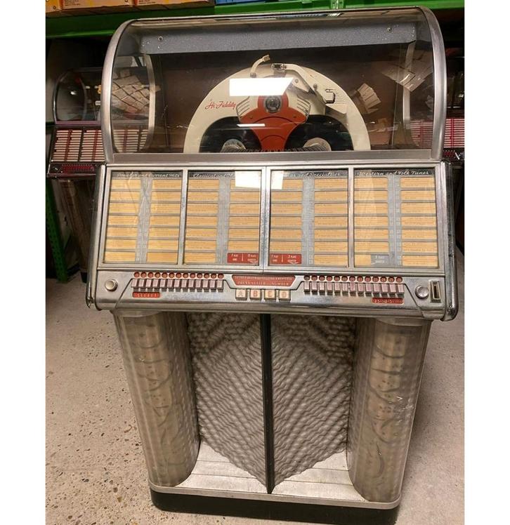 Wurlitzer 1700 Jukebox 1954 USA - Originele Conditie, Verzamelen, Automaten | Jukeboxen, Ophalen