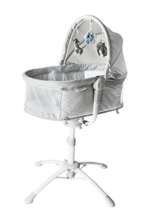 Rudolphy Elektrisch 3-in-1 Babywiegje Grijs van €79 voor €63, Kinderen en Baby's, Babywiegjes en Ledikanten, Nieuw, Ophalen of Verzenden