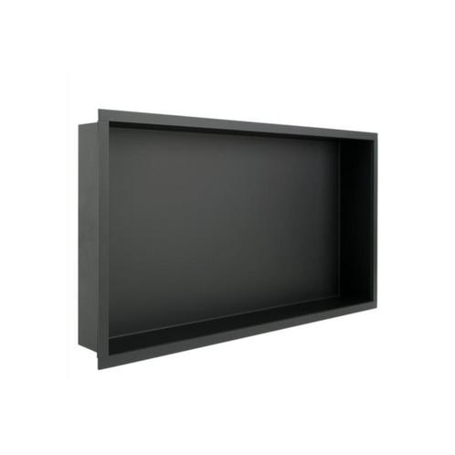 Wiesbaden Inbouwnis | Exellence | 30x60x7cm | RVS Mat Zwart, Doe-het-zelf en Verbouw, Sanitair, Bad, Nieuw, Ophalen of Verzenden