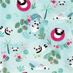 Inpakpapier, Panda, B: 50 cm, 80 gr, 100 m/ 1 rol, Nieuw