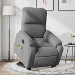 vidaXL Sta-op-massagestoel elektrisch microvezelstof, Huis en Inrichting, Fauteuils, Verzenden, Nieuw