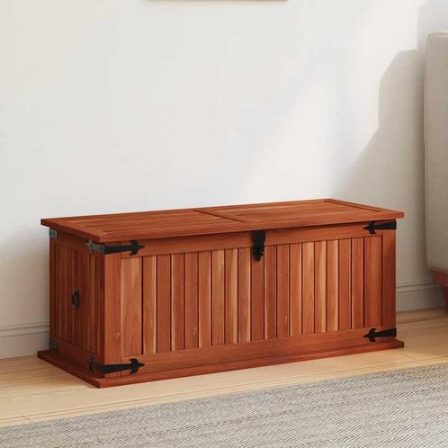 vidaXL Opbergkist 79x34x32 cm massief acaciahout, Huis en Inrichting, Woonaccessoires | Kisten, Nieuw, Verzenden