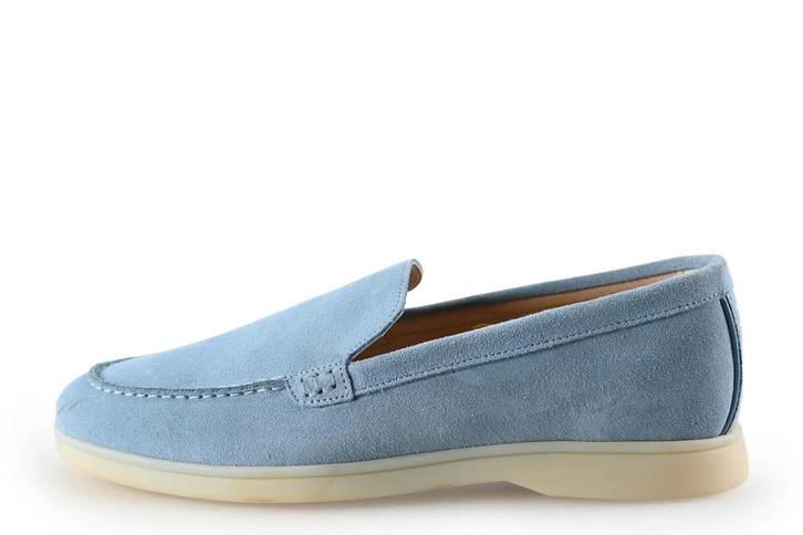 Greve Instappers in maat 40 Blauw | 10% extra korting, Kleding | Heren, Schoenen, Blauw, Zo goed als nieuw, Overige typen, Verzenden