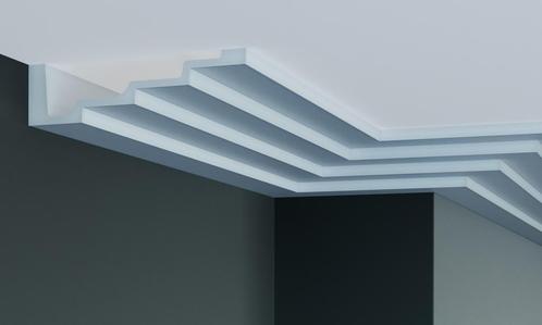 Steps Kroonlijst P886 (190 x 50 mm), polyurethaan, Doe-het-zelf en Verbouw, Plinten en Afwerking, Nieuw, Ophalen of Verzenden
