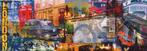 Kunstdruk Saskia Porkay - London 100x35cm, Verzenden, Nieuw