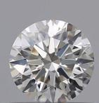 1 pcs Diamant - 0.54 ct - Briljant - H - VS1, *3EX*