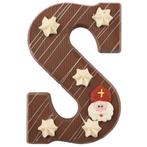 Luxe Chocoladeletter Melk -Letter S- 220g, Verzenden, Nieuw