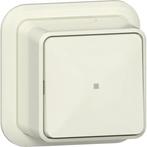 Gira schakelaar 2-polig controleverlichting opbouw creme -, Ophalen of Verzenden, Nieuw