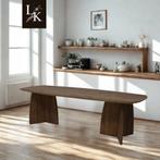 Landelijk Klassiek - Japandi - eettafel Yamanes  - Teak, Huis en Inrichting, Tafels | Eettafels, Teakhout, 50 tot 100 cm, Vijf personen of meer